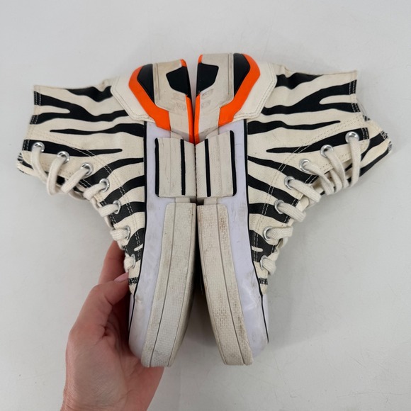 Converse Chuck Taylor Legacy CX Women Size 8 Zebra Platform Orange Streetwear - Picture 7 of 10